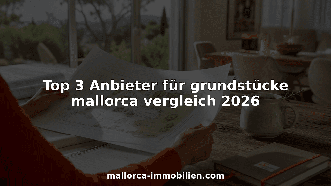Top 3 Anbieter für grundstücke mallorca vergleich 2026