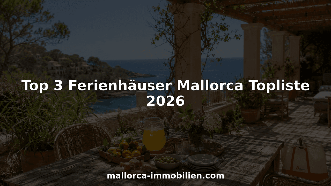 Top 3 Ferienhäuser Mallorca Topliste 2026